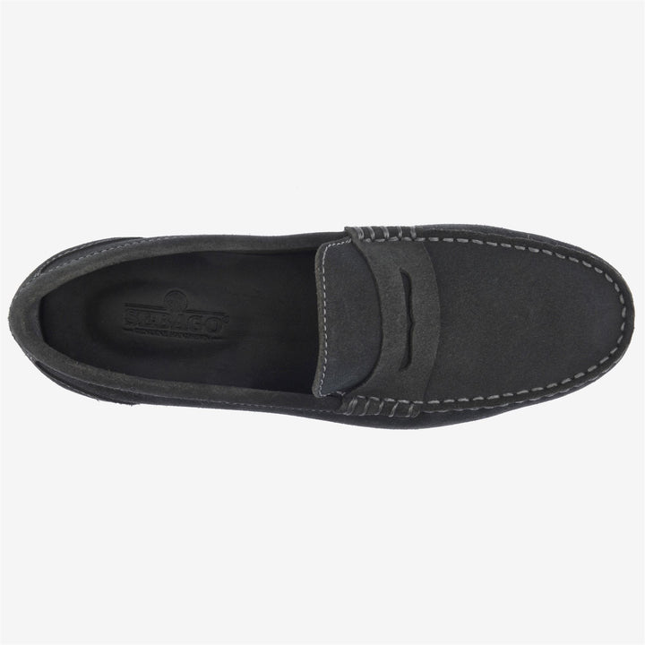 Mocassini da Guida Uomo in Suede Grigio Scuro con Suola Antiscivolo 4