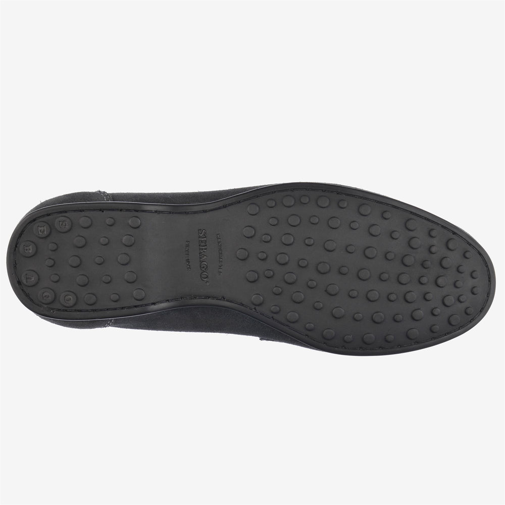 Dark Grey Men's Suede Driving Moccasins with Anti-Slip Sole 02
