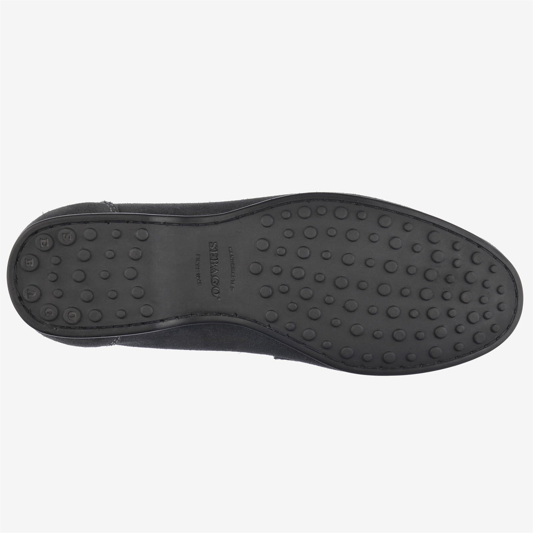 Mocassini da Guida Uomo in Suede Grigio Scuro con Suola Antiscivolo main