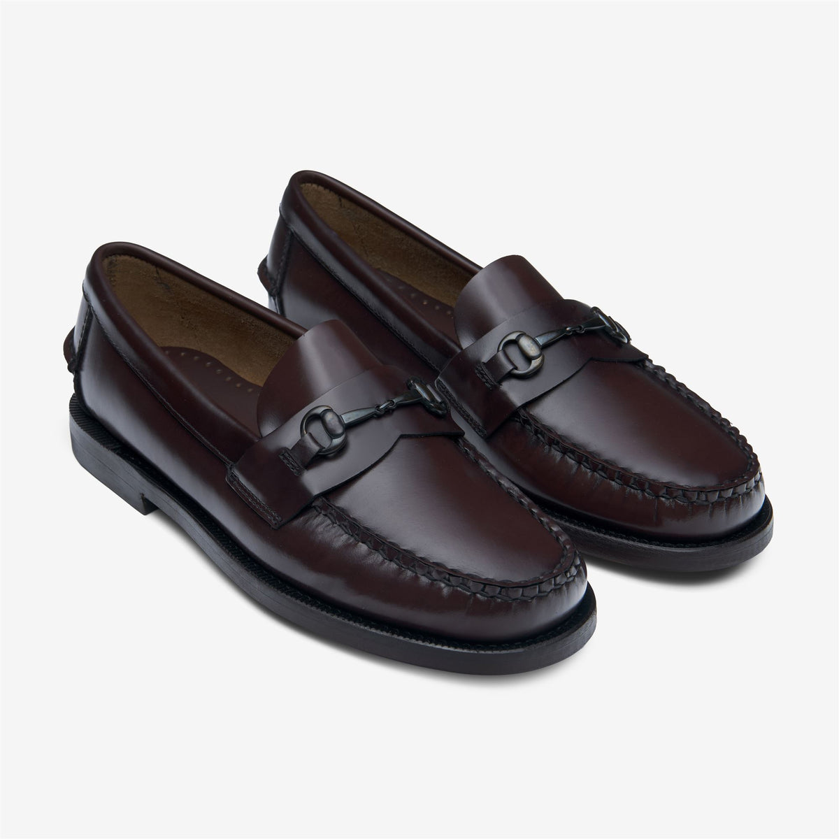 Mocassino in pelle marrone da donna