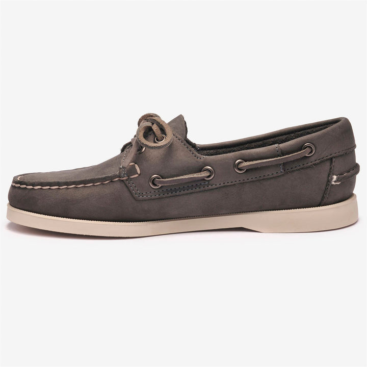 Mocassini Nautici Donna Grigio Scuro 3