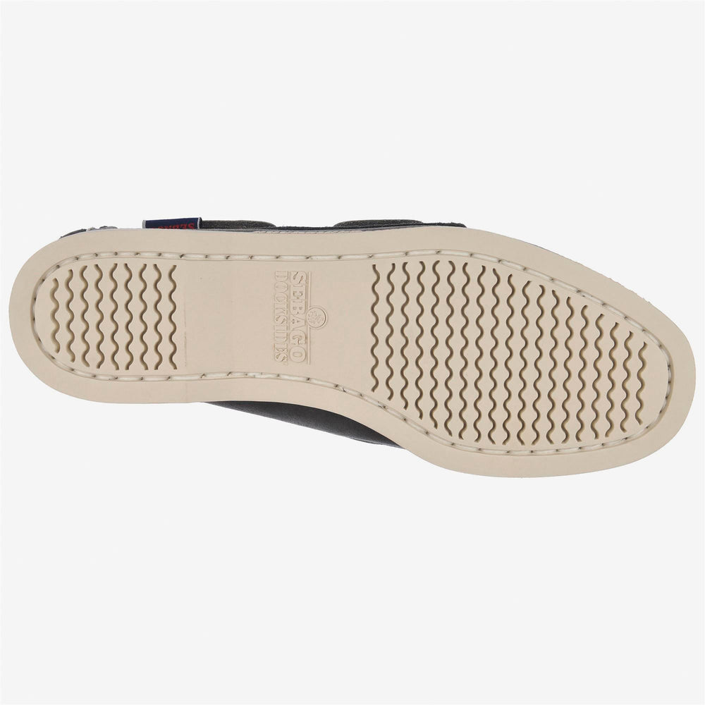 Dark Grey Women's Nautical Moccasin Boat Shoes 02