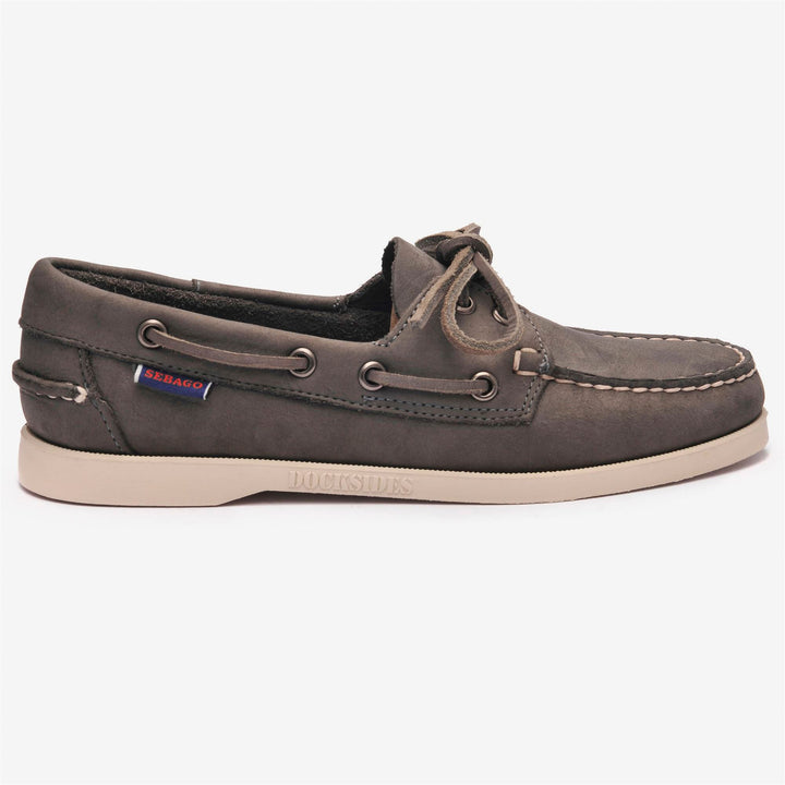 Mocassini Nautici Donna Grigio Scuro 1