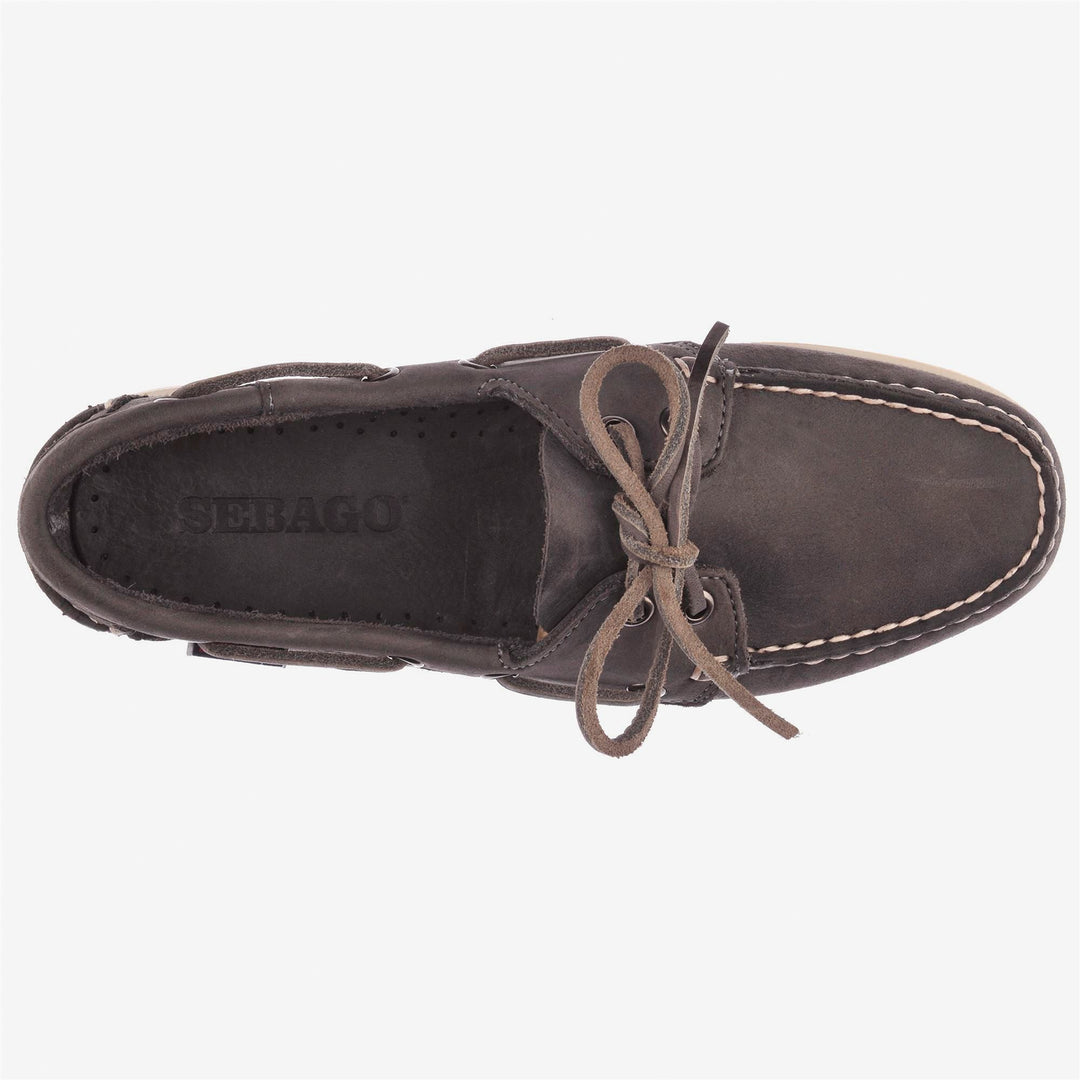 Mocassini Nautici Donna Grigio Scuro main