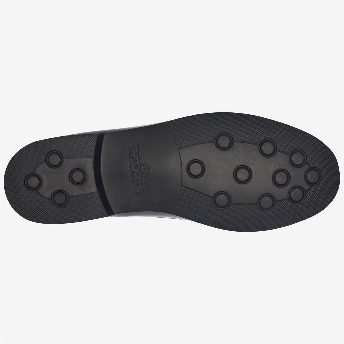 Black Men's Leather Slip-On Loafer