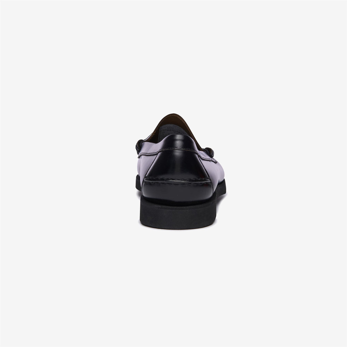 Black Men's Leather Slip-On Loafer