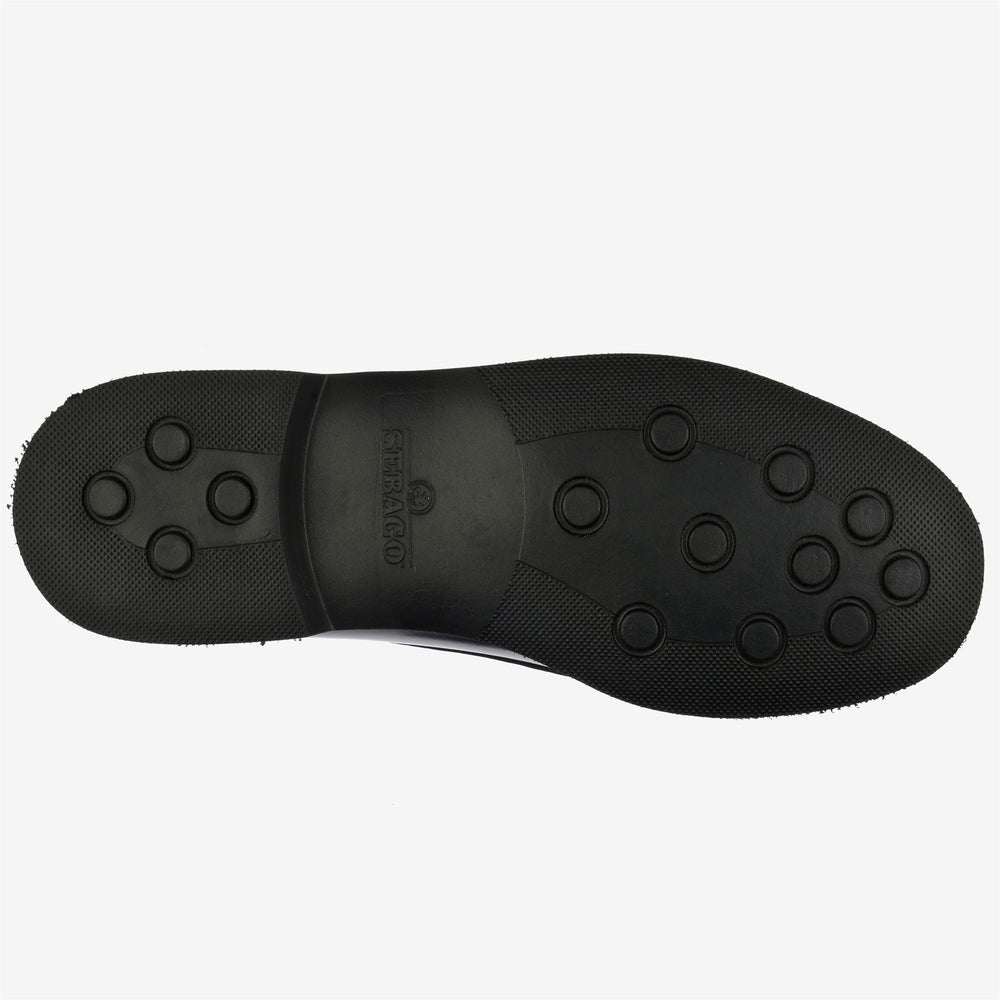 Schwarze Damen-Mokassin-Loafer aus Leder für Business- und Freizeitkleidung 02