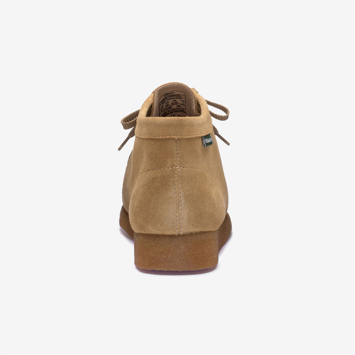Beige Yellow Men's Mid Cut Moccasin Footwear for Leisure 5