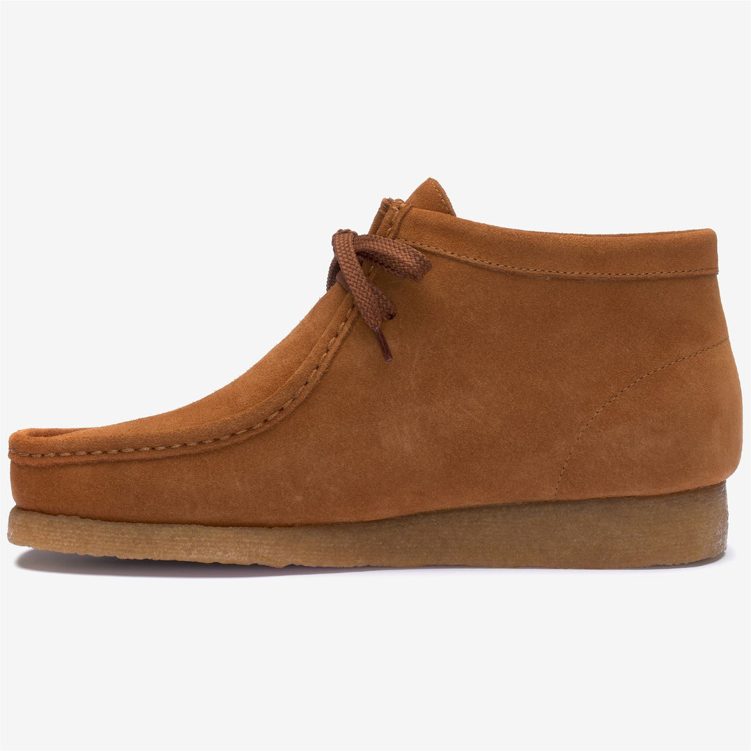 Cognac brown Men's Leisure Mid Cut Moccasins main