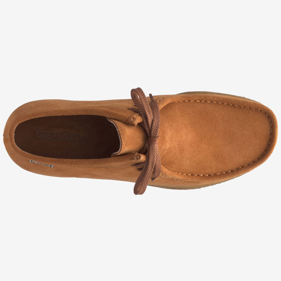 Cognac brown Men's Leisure Mid Cut Moccasins main