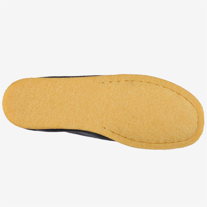 Navy Blue Men's Leather Mid Cut Moccasins for Leisure 2