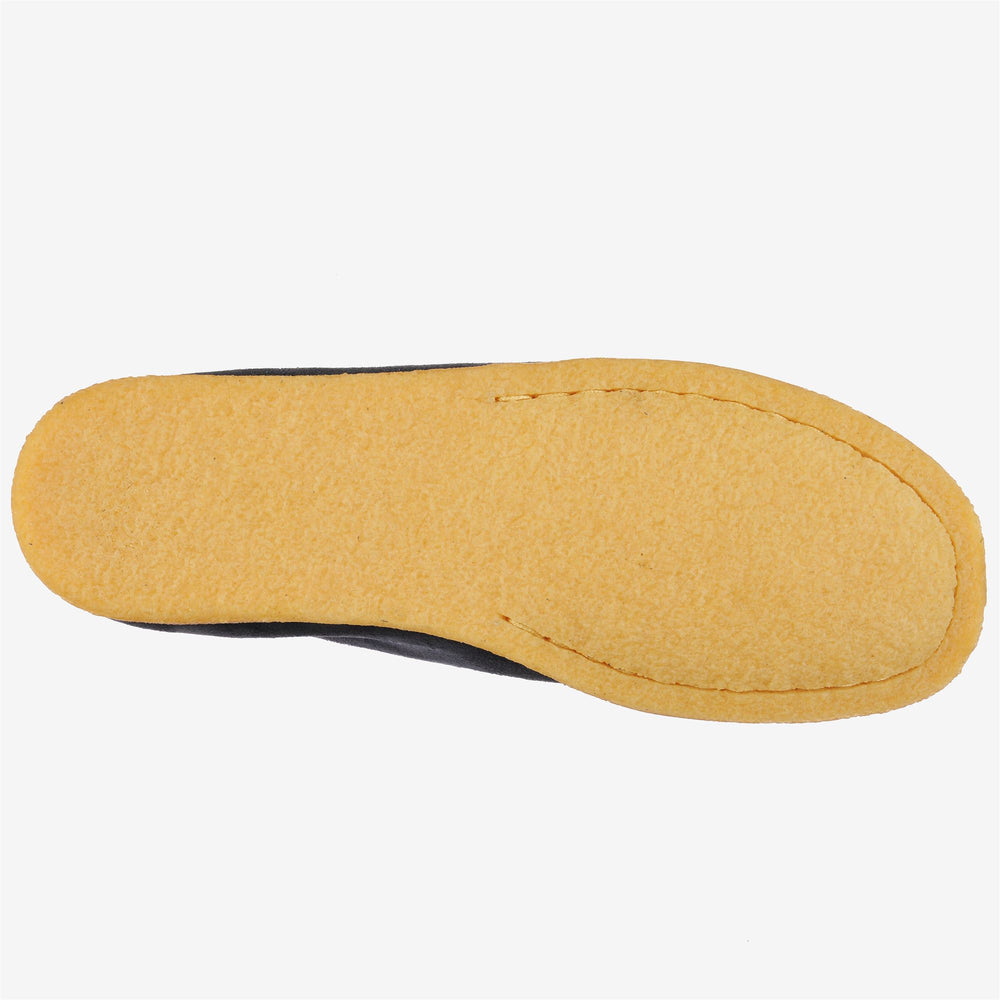 Mocasines de cuero azul marino de corte medio para hombre para el tiempo libre 02