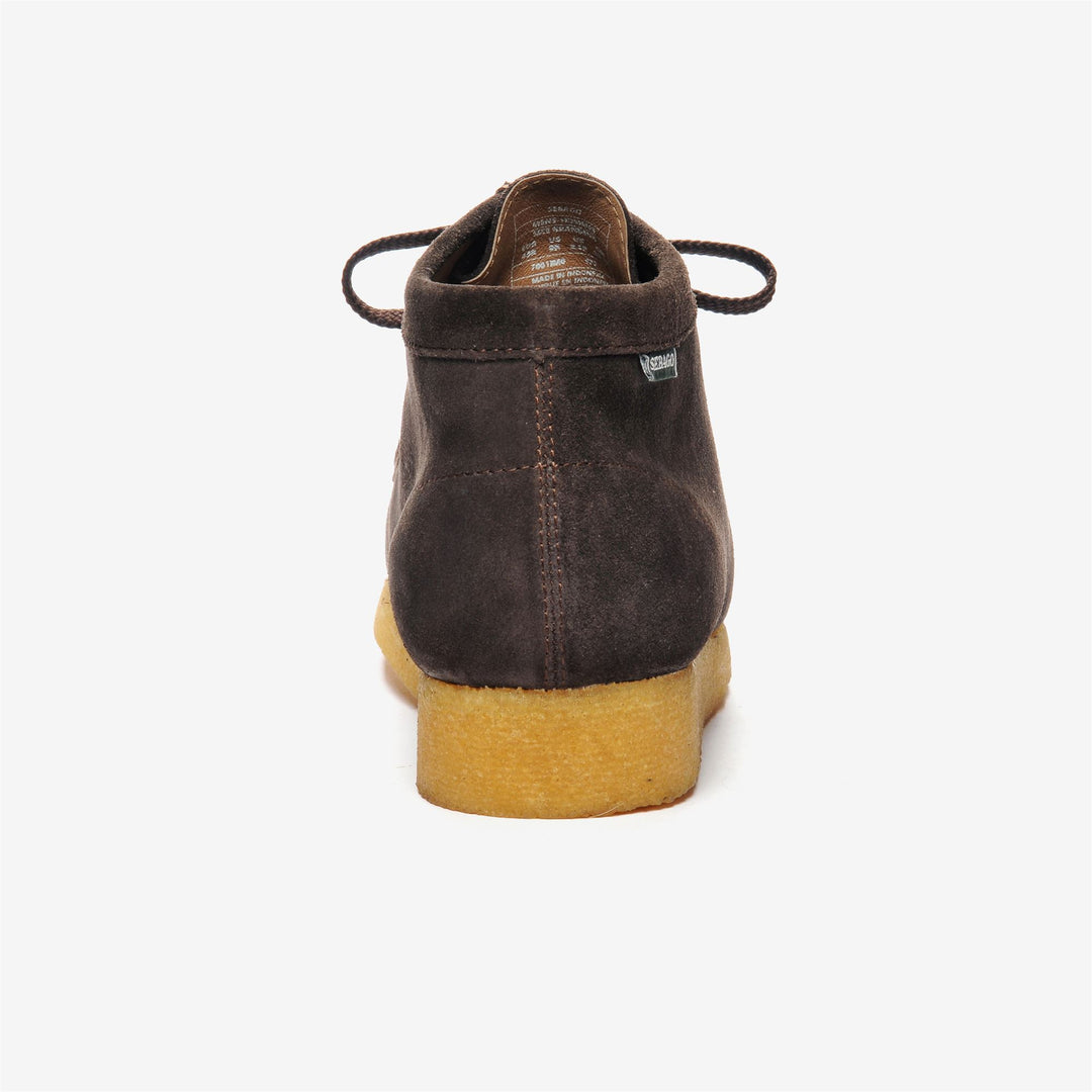 Brown Men's Mid Cut Leather Moccasins for Leisure main