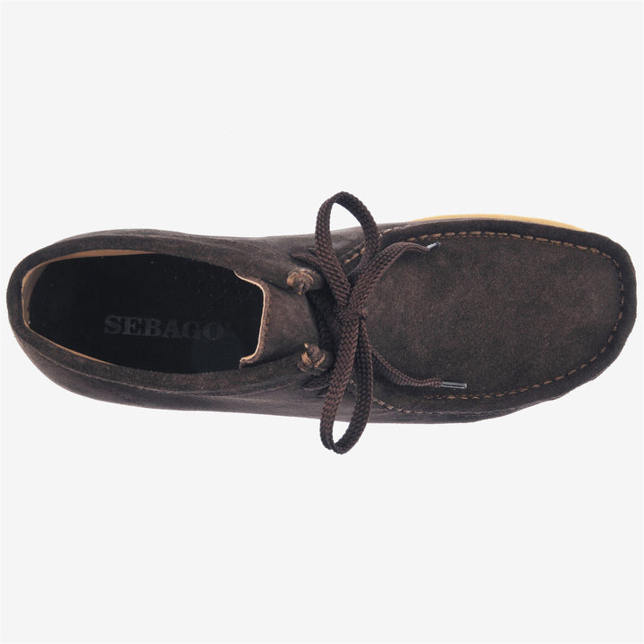 Brown Men's Mid Cut Leather Moccasins for Leisure 4