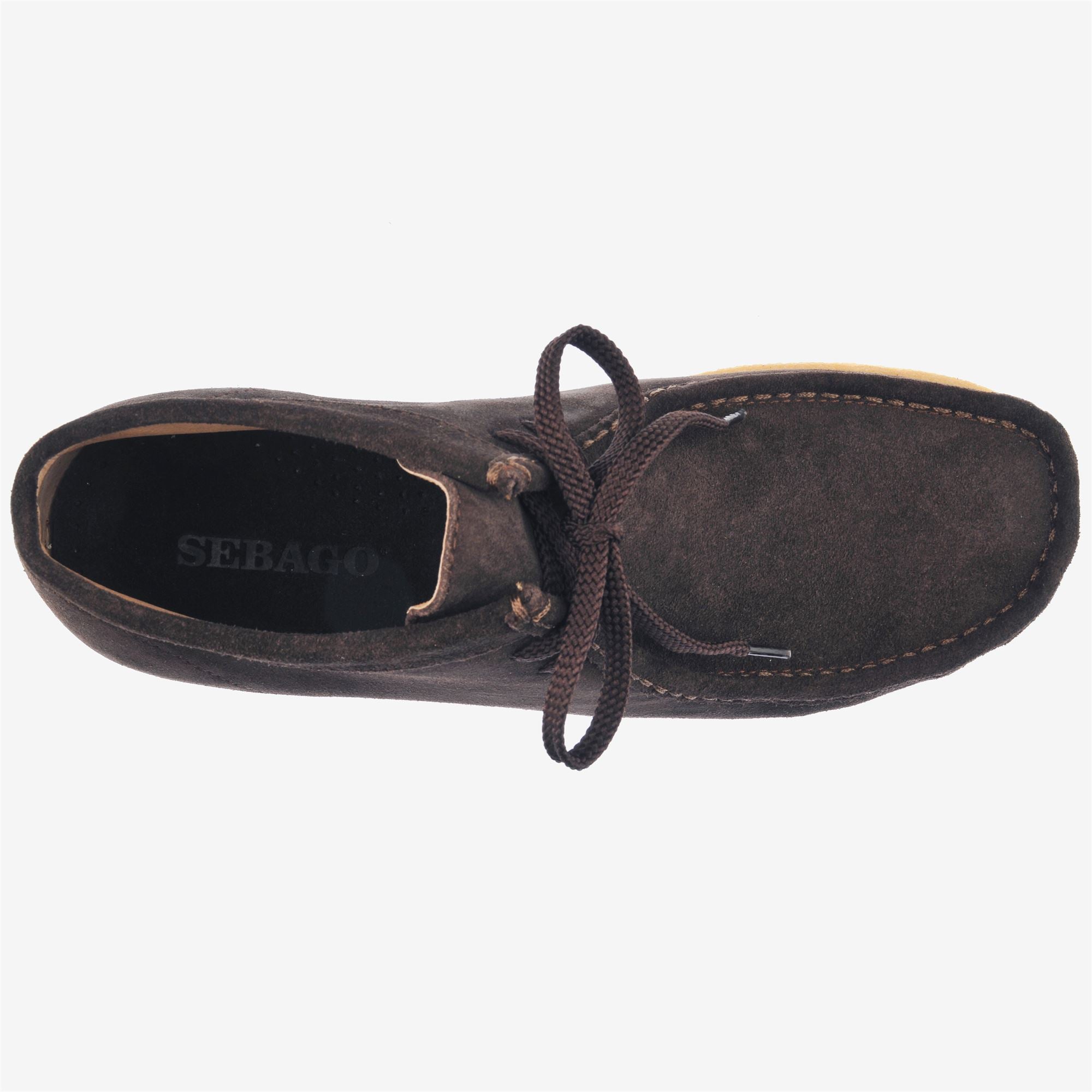Brown Men's Mid Cut Leather Moccasins for Leisure | Sebago