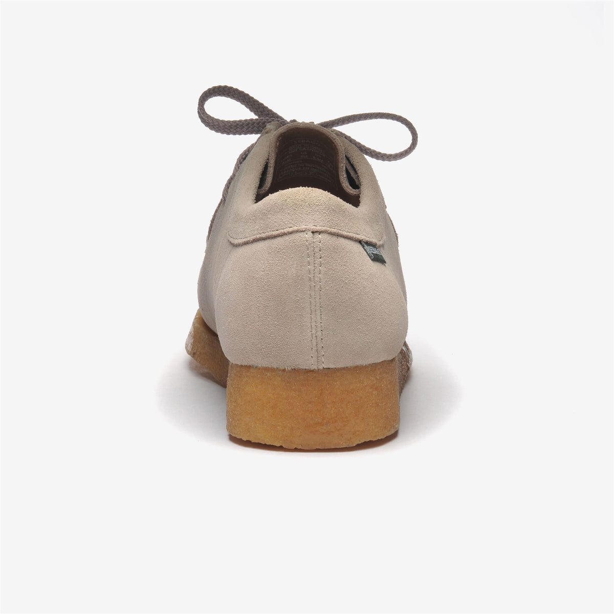 Beige Men's Suede Lace-Up Moccasin