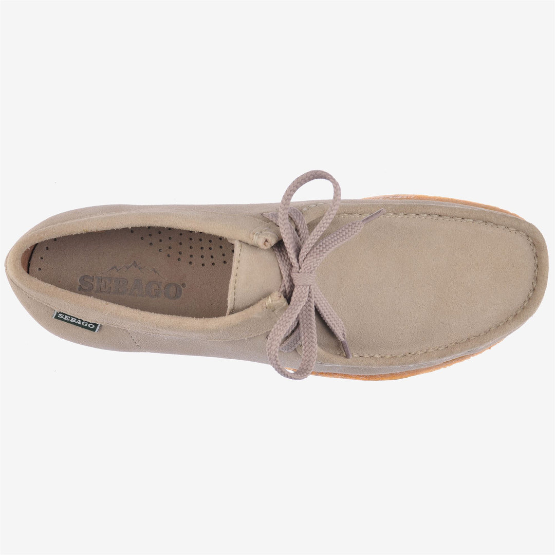 Beige Brown Men's Low Cut Leather Moccasins for Leisure main