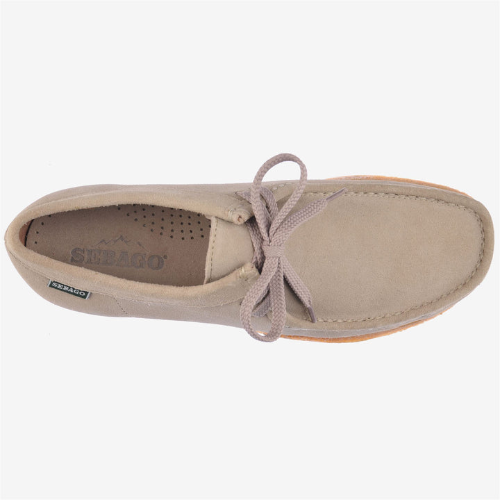 Mocassini in Pelle Basso Uomo Beige Marrone per Tempo Libero 4