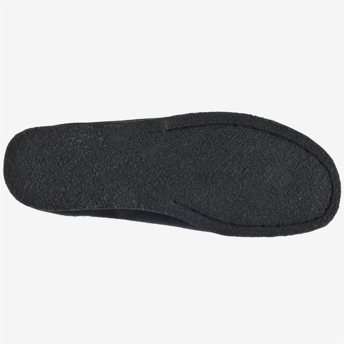 Black Men's Suede Lace-Up Moccasin