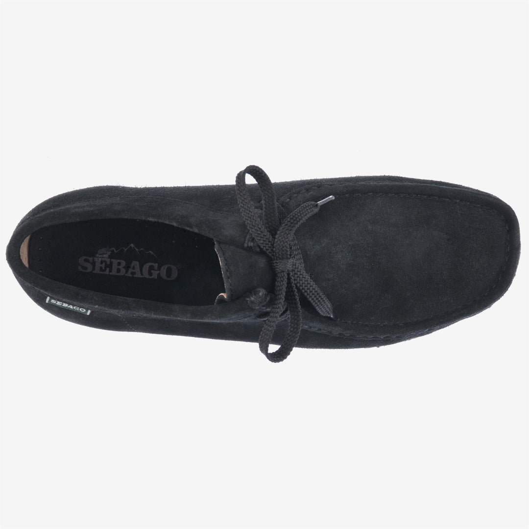 Black Men's Low Cut Leather Moccasins for Leisure main