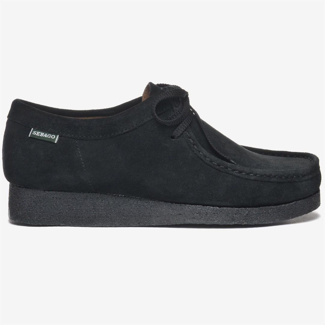 Black Men's Low Cut Leather Moccasins for Leisure main