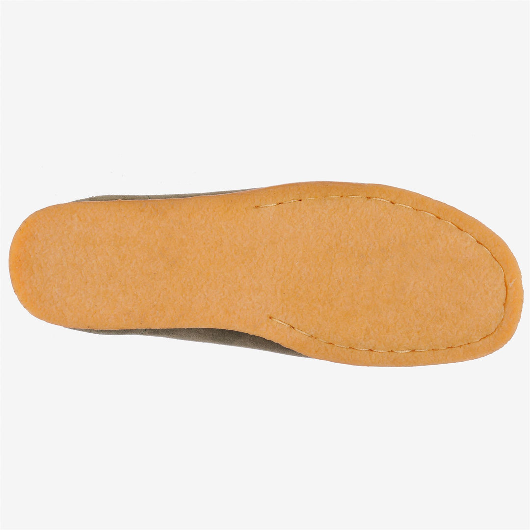 Mocassins en cuir jaune-vert pour homme, coupe basse, pour les loisirs main