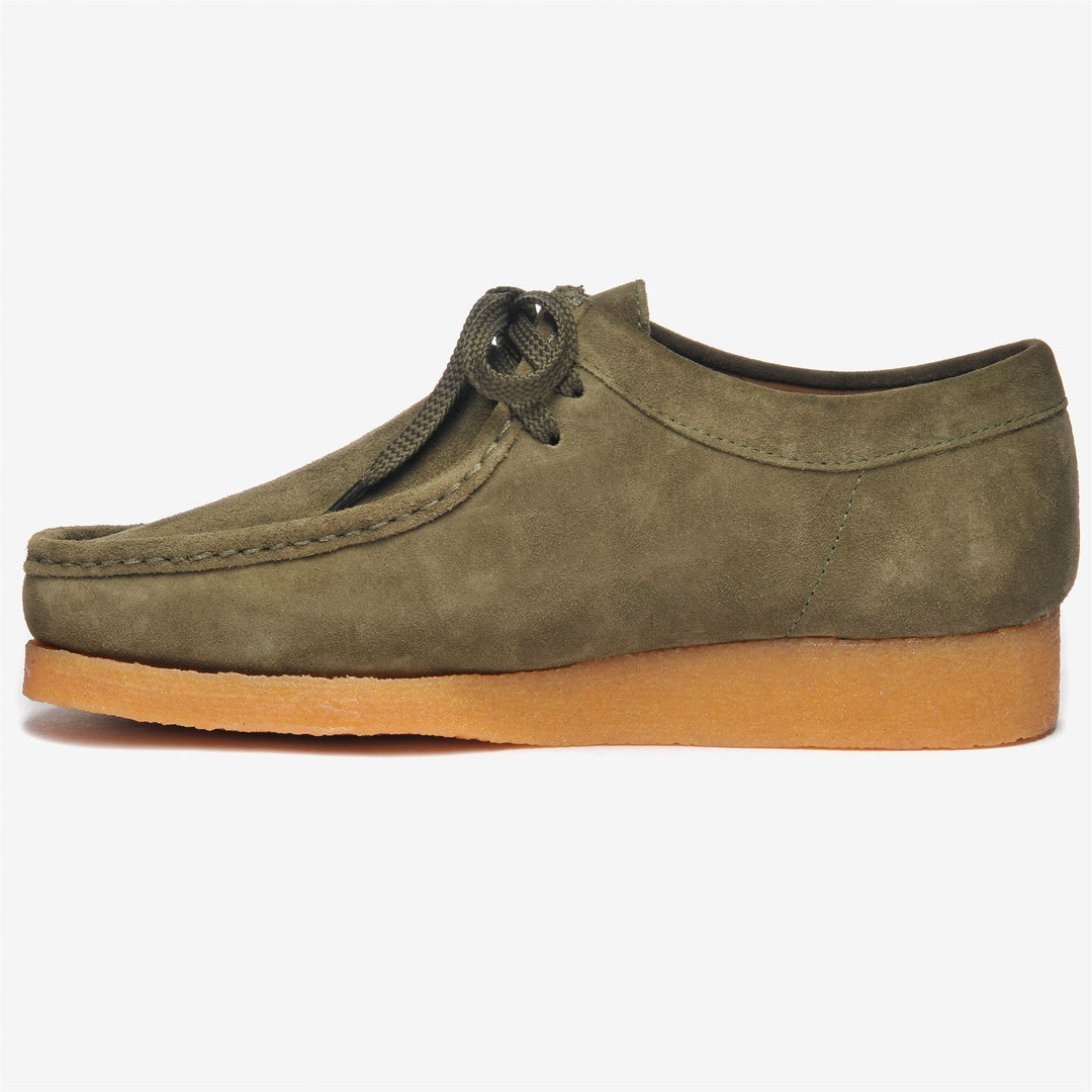 Mocassins en cuir jaune-vert pour homme, coupe basse, pour les loisirs main