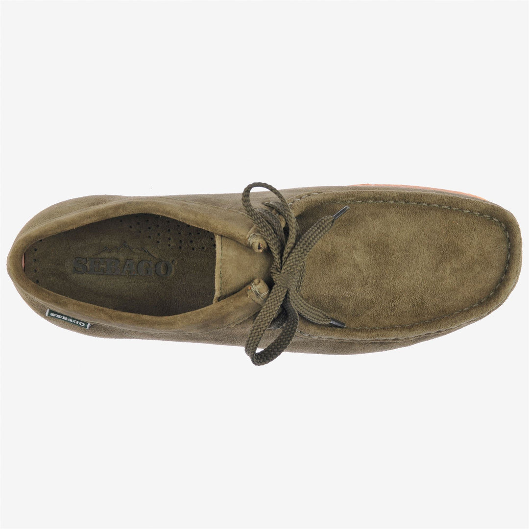 Yellow green Men's Low Cut Leather Moccasins for Leisure main