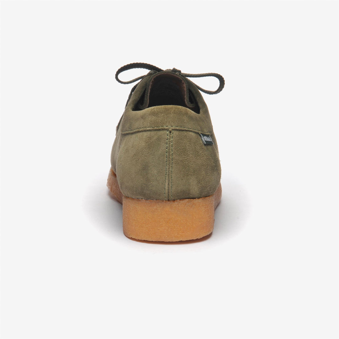 Mocassins en cuir jaune-vert pour homme, coupe basse, pour les loisirs main