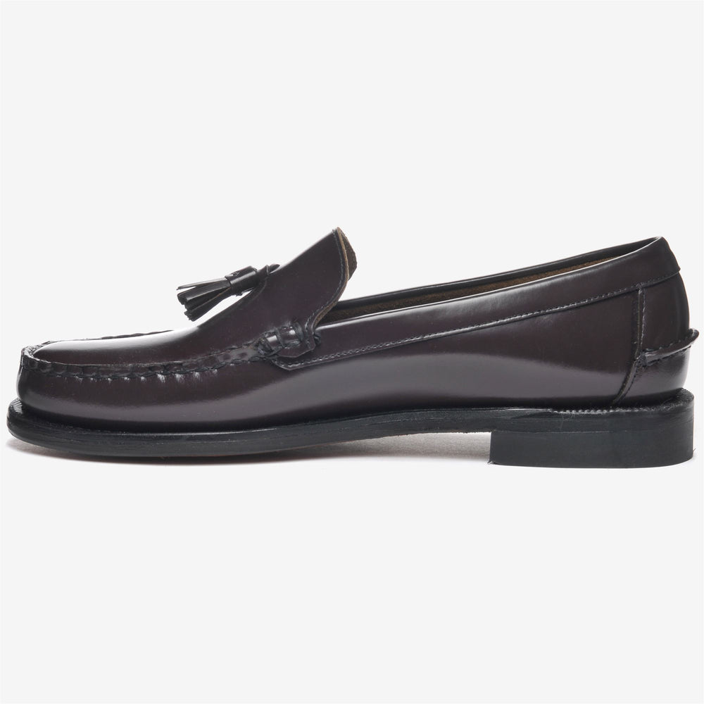 Mocassini classici in pelle marrone scuro da uomo 02