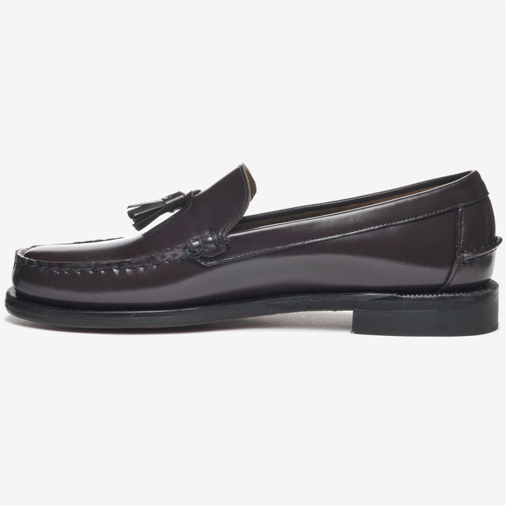 Mocasines clásicos de cuero marrón oscuro para hombre 3
