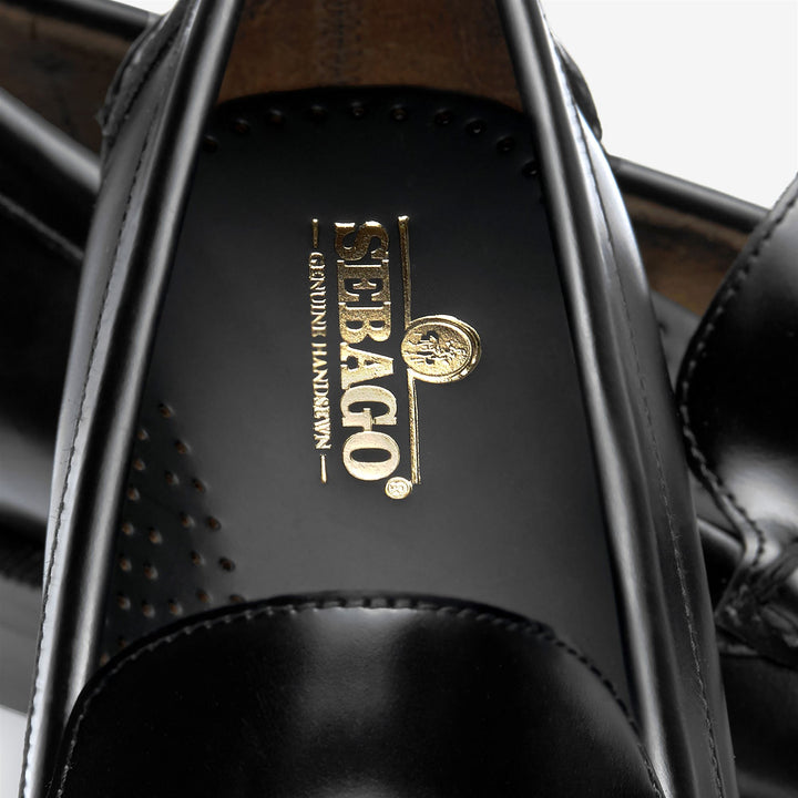 Schwarze Herren Leder Mokassin Loafer fürs Business 5