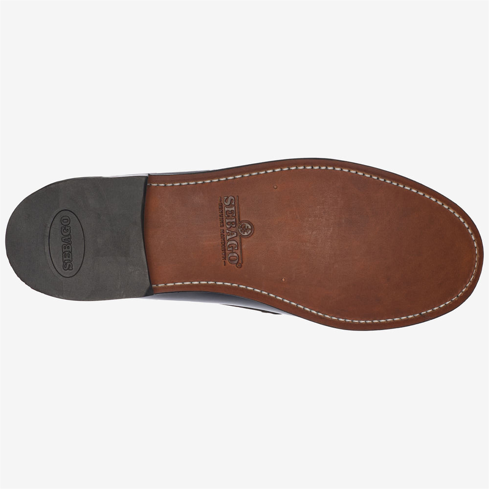 Black Men's Leather Moccasin Dress Loafers for Business 02