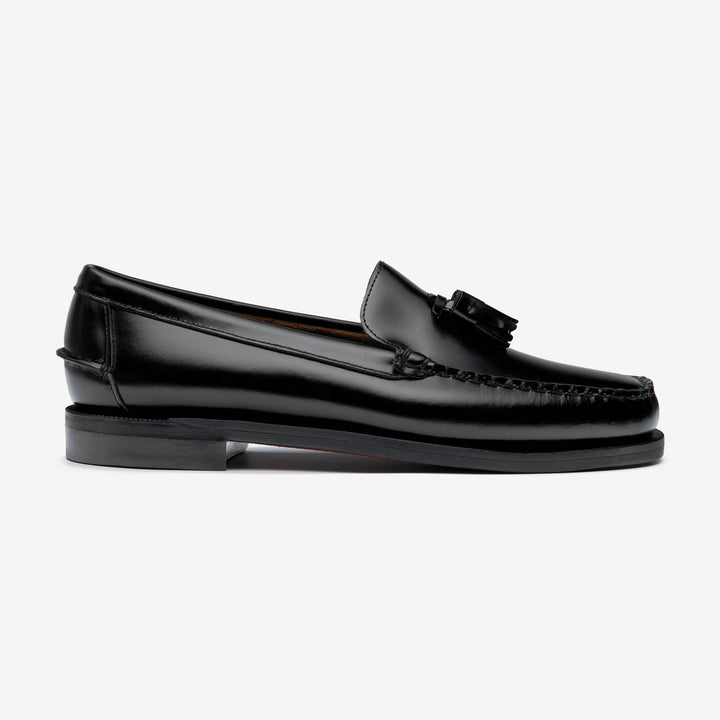 Schwarze Herren Leder Mokassin Loafer fürs Business 1