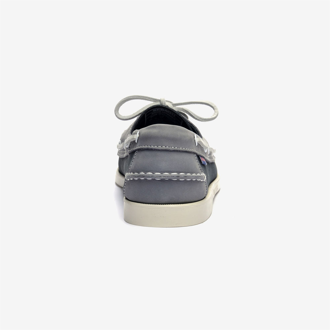 Navy Grey Men's Nautical Moccasin Docksides for Yachting main