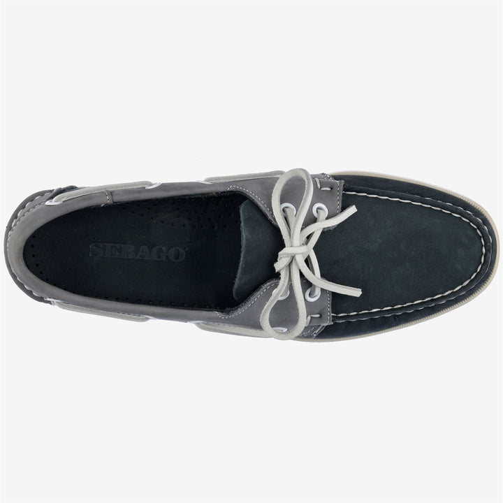 Navy Grey Men's Nautical Moccasin Docksides for Yachting 4