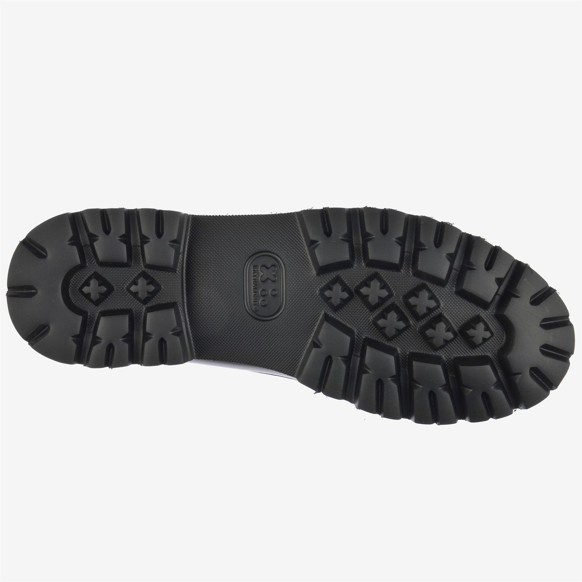 Mocassino senza lacci in pelle nero da donna