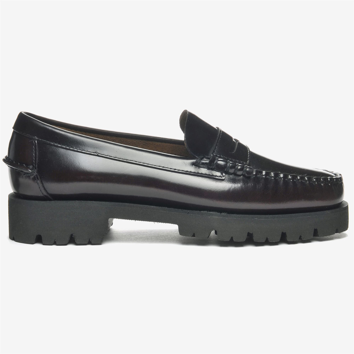 Brown Women's Leather Slip-On Loafer