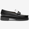 Moc_WOMAN_DAN LUG WOMAN_Moccasin_Black-White - Black - White - Commercial 1