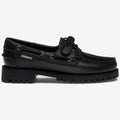 Docksides_Woman_RANGER WAXY WOMAN_Moccasin_Total Black - Black - Commercial 1