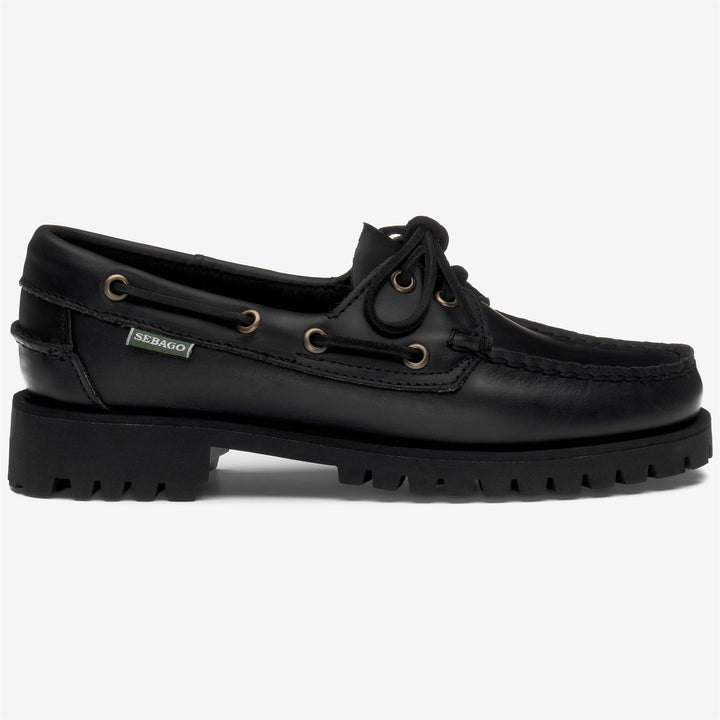 Black Women's Ranger Moccasins with Weather-Resistant Sole 1