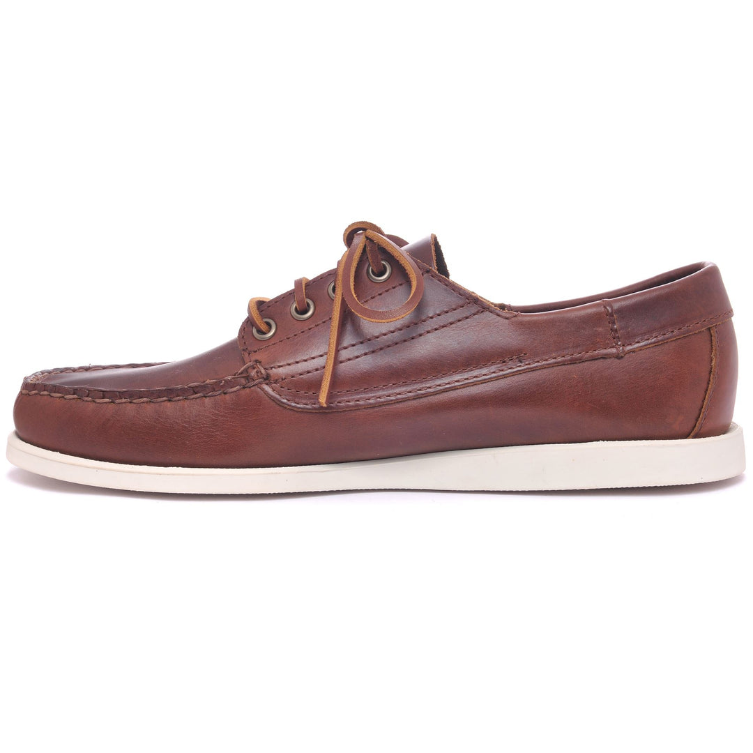 Brown Men's Leather Moccasin Footwear for Leisure main