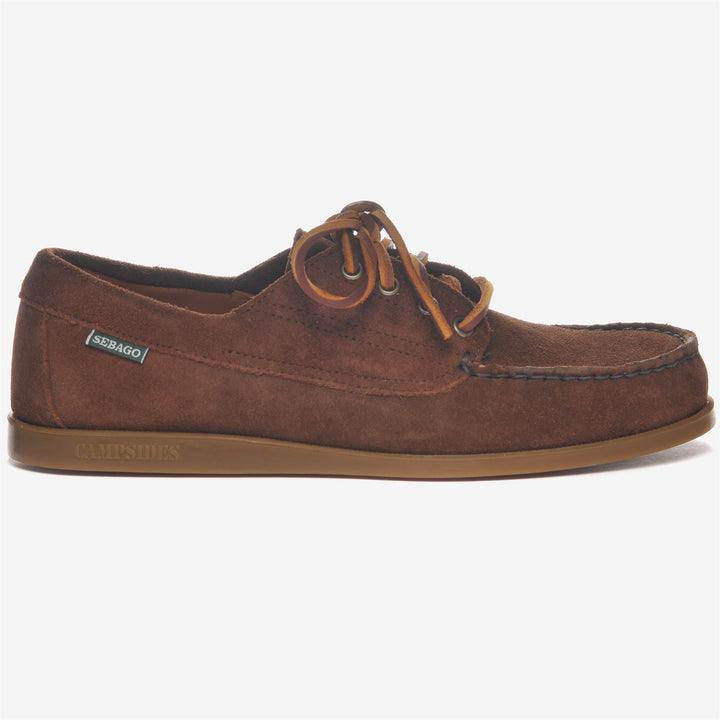 Dark Brown Men's Outdoor Suede Moccasin Docksides 1