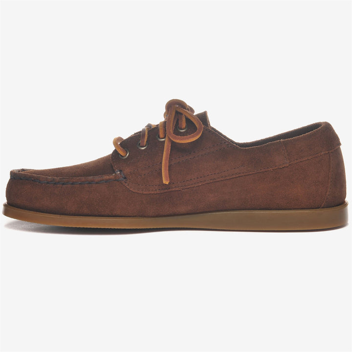 Dark Brown Men's Outdoor Suede Moccasin Docksides 3
