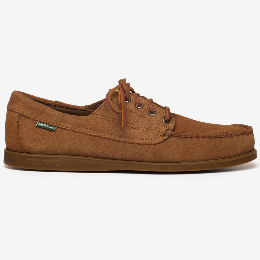 Cognac brown Men's Leisure Moccasin Footwear with Rubber Outsole 01