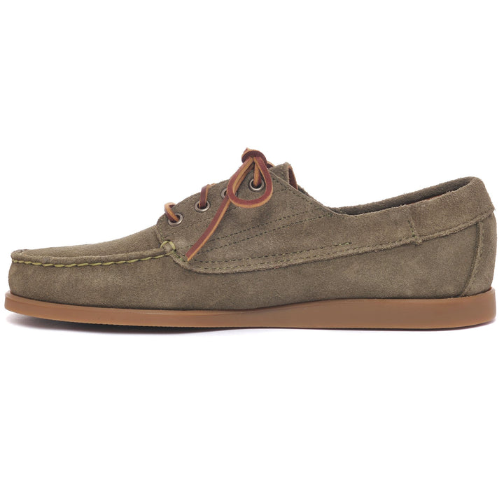 Military green Men's Outdoor Suede Moccasins 3