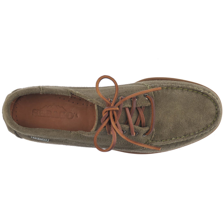 Military green Men's Outdoor Suede Moccasins 4