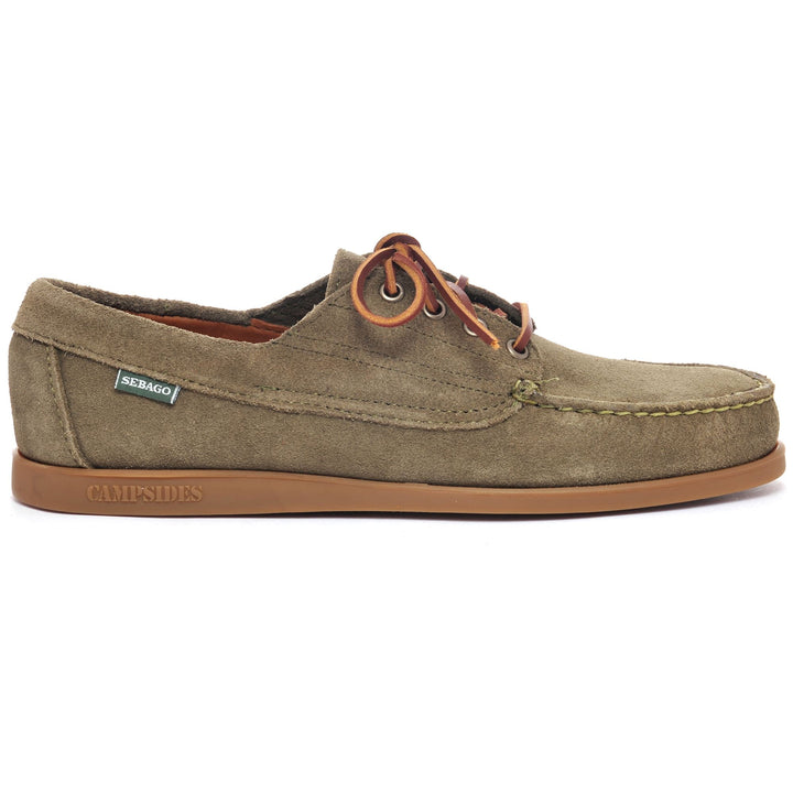 Military green Men's Outdoor Suede Moccasins 1