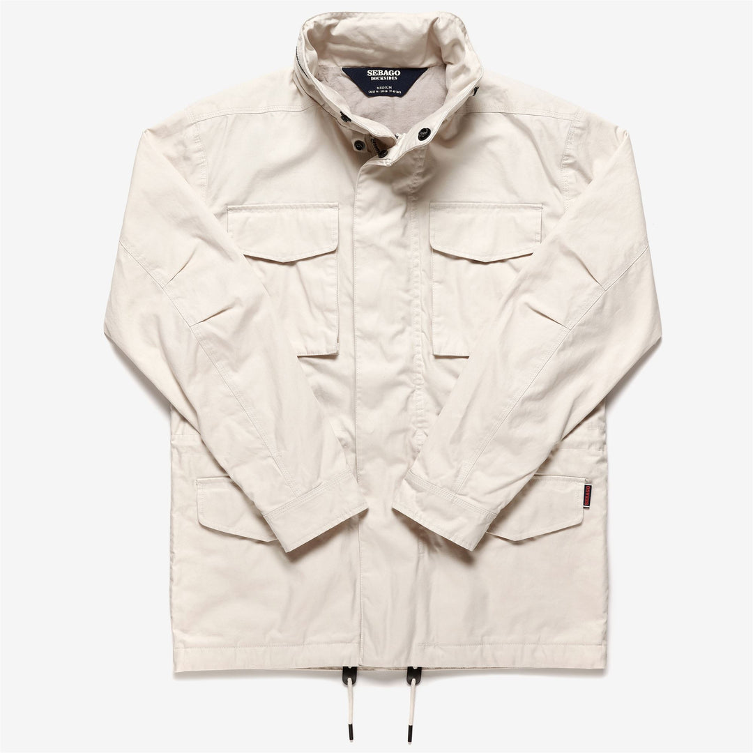 Giacca Mid da Yachting Uomo Off White con Tasche Funzionali 01