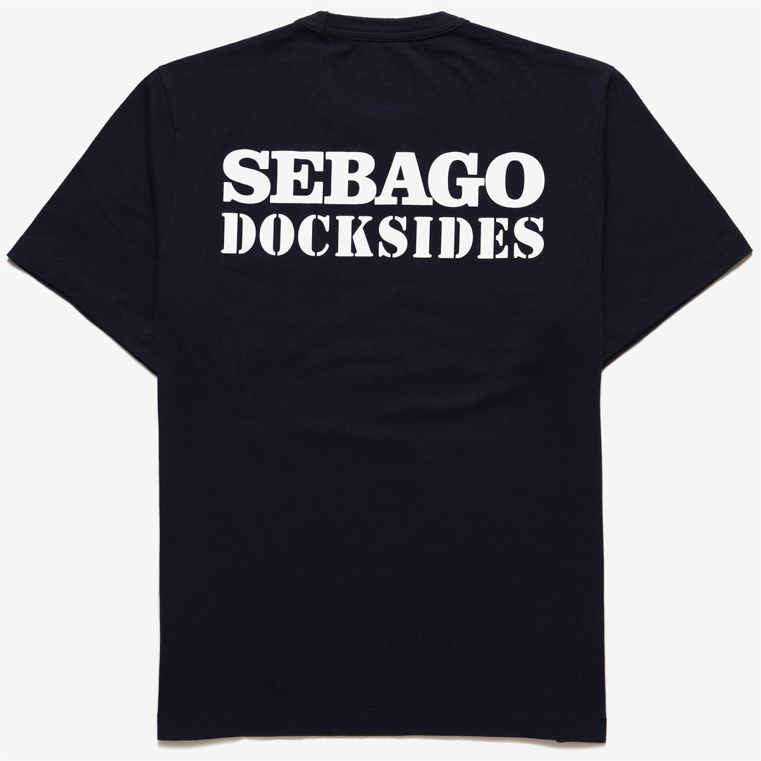 Marine Blue Men's Yachting T-Shirt with Pocket and Logo main